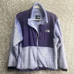 The North Face Jacket Women’s L Summit Series Denali Purple Fleece/Nylon Zip Up